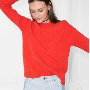& Other Stories Red Sweater